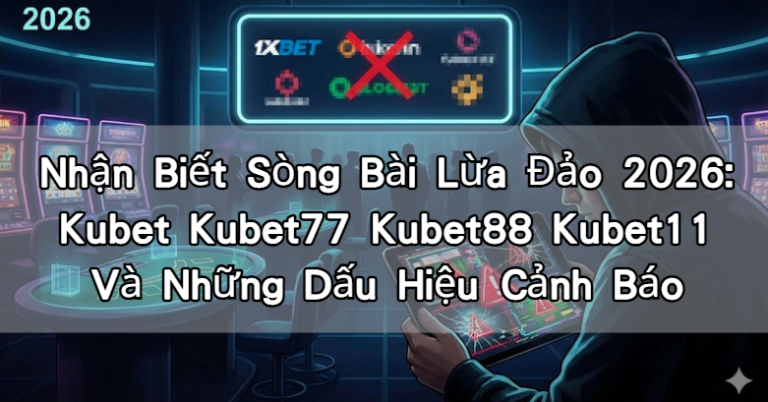 Nhận Biết Sòng Bài Lừa Đảo 2026: Kubet Kubet77 Kubet88 Kubet11 Và Những Dấu Hiệu Cảnh Báo