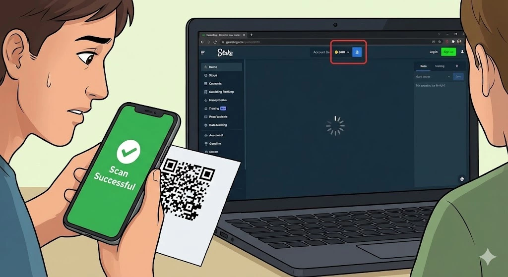 Khắc Phục Lỗi Quét Mã QR Thành Công Nhưng Tài Khoản Kubet Kubet Casino Chưa Nhảy Số?